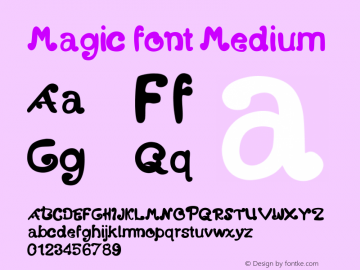 magic font