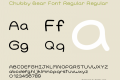 Chubby Bear Font Regular