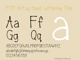 PTM Artsy Hand Lettering