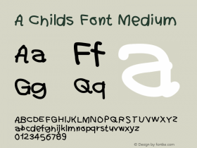 A Childs Font