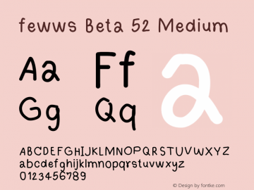 fewws Beta 52