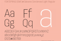 FONTSPRING DEMO - Galeana Condensed Light