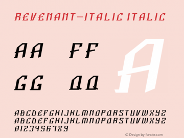 Revenant-Italic