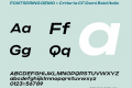 FONTSPRING DEMO - Criteria CF Demi Bold