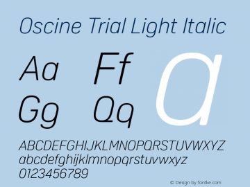 Oscine Trial