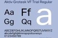 Aktiv Grotesk VF Trial