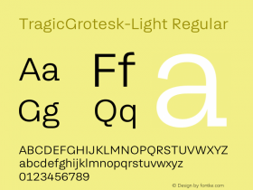 TragicGrotesk-Light