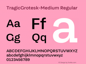 TragicGrotesk-Medium