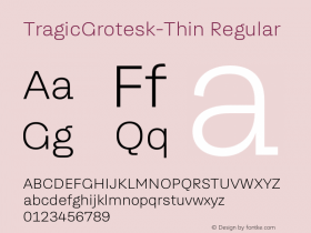 TragicGrotesk-Thin