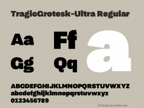 TragicGrotesk-Ultra