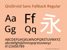 QisiDroid Sans Fallback