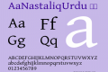 AaNastaliqUrdu