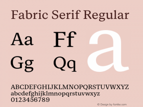 Fabric Serif