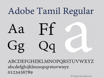 Adobe Tamil