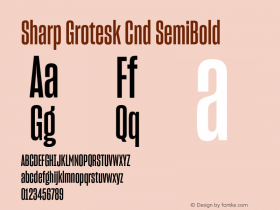 Sharp Grotesk Cnd