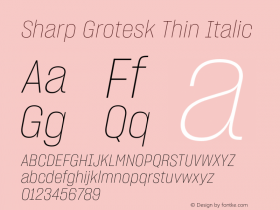 Sharp Grotesk