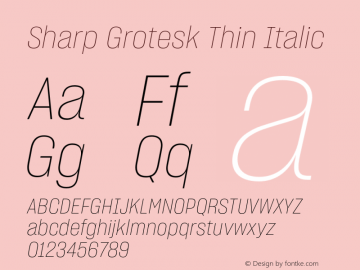 Sharp Grotesk