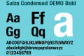 Suiza Condensed DEMO