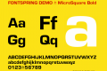 FONTSPRING DEMO - MicroSquare