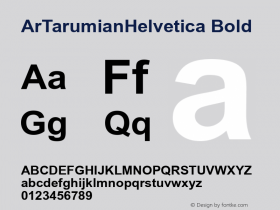 ArTarumianHelvetica