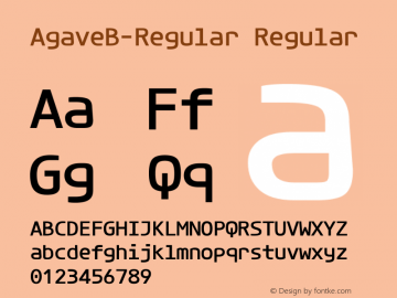 AgaveB-Regular