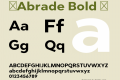 ☞Abrade Bold