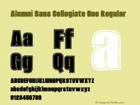 Alumni Sans Collegiate One