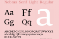 Nebras Serif Light