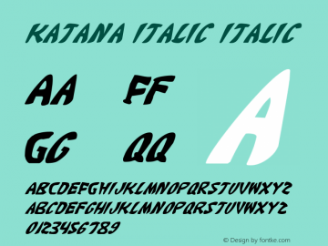 Katana Italic