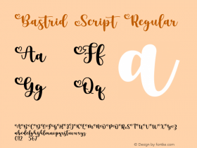 Bastrid Script