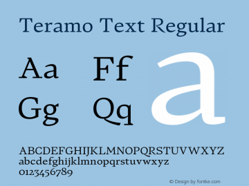 Teramo Text