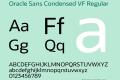 Oracle Sans Condensed VF