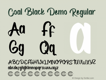 Coal Black Demo
