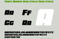 Force Runner Semi-Italic