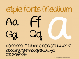 etpie fonts