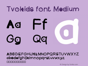 Download the TVOKids Font 