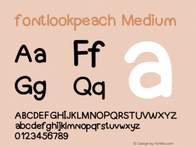 fontlookpeach