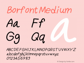 Borfont