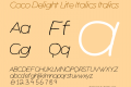 Coco Delight Lite Italics