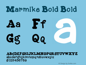 Marmike Bold