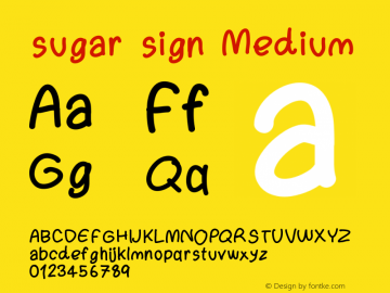 sugar sign