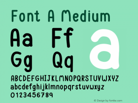 Font A