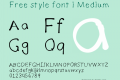 Free style font i