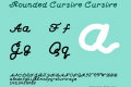 Rounded Cursive