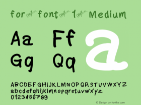 for font 1