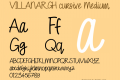 VILLANARGH cursive