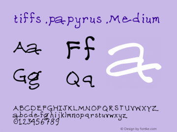 tiffs papyrus