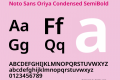 Noto Sans Oriya Condensed