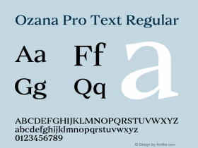 Ozana Pro Text