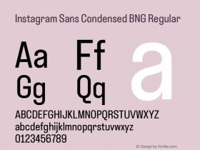 Instagram Sans Condensed BNG